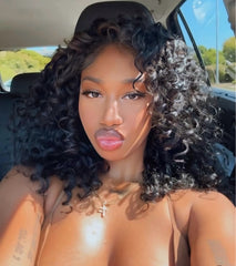 Flip over sew-in